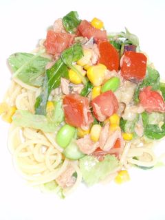 簡単♥ピエトロドレッシングで冷製パスタ♥-レシピのメイン写真
