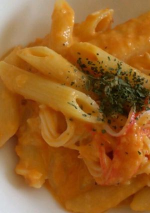 フレッシュトマトdeクリームパスタ-レシピのメイン写真