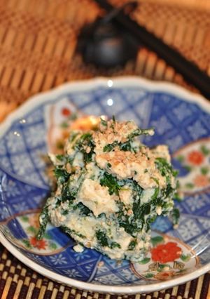 ほうれん草の塩麹白あえ-レシピのメイン写真