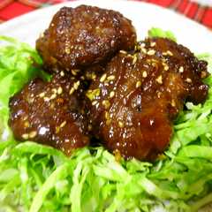 A picture of ふわふわ肉だんご✿旨旨ソースで♬.