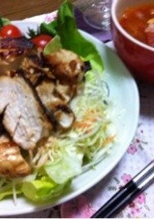 チキンステーキサラダ-レシピのメイン写真