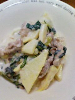 豚肉と筍の中華風クリーム煮-レシピのメイン写真