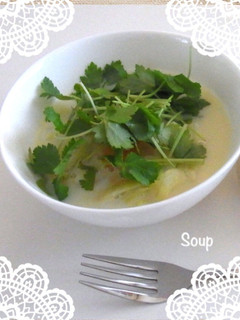 離乳食と一緒に作る!あっさり豆乳スープ★-レシピのメイン写真