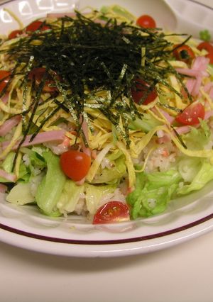 鮭とレタスのサラダな❁まぜ寿司-レシピのメイン写真