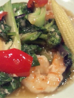 焼き野菜とえびの塩麹炒め-レシピのメイン写真
