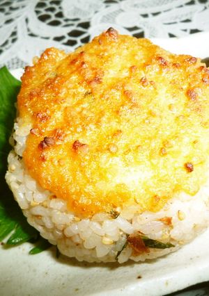 みそ焼きおにぎり梅しそ味-レシピのメイン写真