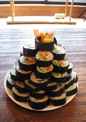 おもてなしに！韓国海苔巻：キムパブ-レシピのメイン写真