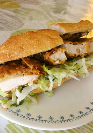 うまっ！さわかやチキンカツサンドイッチ☆-レシピのメイン写真