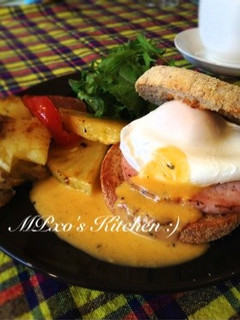 本格*エッグベネディクト★カフェ飯-レシピのメイン写真