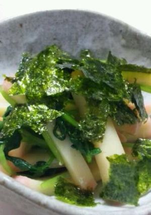 かまぼこと三つ葉のわさび醤油和え-レシピのメイン写真