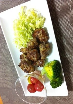 豚こま塩麹団子-レシピのメイン写真