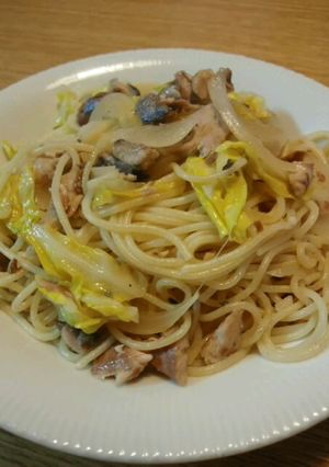 春キャベツと新たまねぎ＆さんまのパスタ-レシピのメイン写真