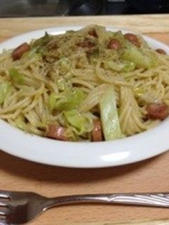 簡単キャベツのペペロンチーノ-レシピのメイン写真