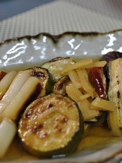 ナスとズッキーニの焼きびたし-レシピのメイン写真