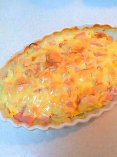 もっちり美味しい♪キッシュ風グラタン-レシピのメイン写真