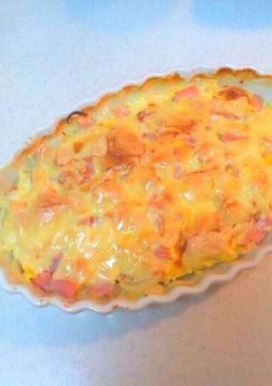 もっちり美味しい♪キッシュ風グラタン-レシピのメイン写真