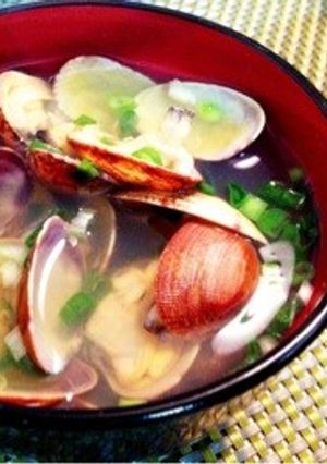 旨みをそのまま！あさりのすまし汁-レシピのメイン写真