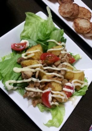 カフェ風☆簡単ホットサラダ-レシピのメイン写真