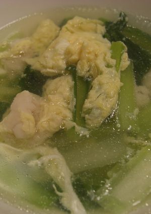 ♬ふわふわ卵と小松菜のさっぱりスープ♬-レシピのメイン写真