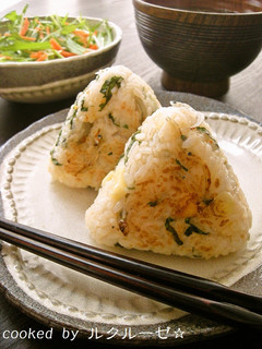 じゃこ葱チーズの味噌焼きおにぎり-レシピのメイン写真
