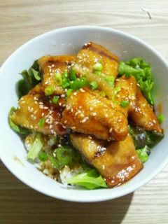 あじの照り焼き丼-レシピのメイン写真