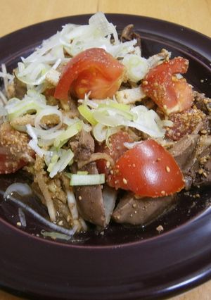 砂肝のごまマリネ-レシピのメイン写真