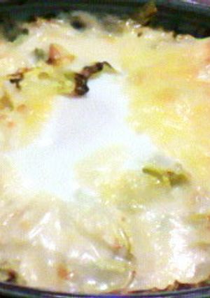 アンチョビキャベツのチーズグラタン-レシピのメイン写真