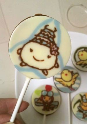 キャラクターぺろチョコ♪-レシピのメイン写真