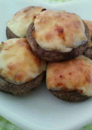 椎茸の味噌マヨチーズ焼き-レシピのメイン写真