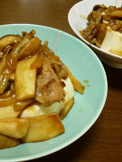豆腐のきのこあんかけ-レシピのメイン写真