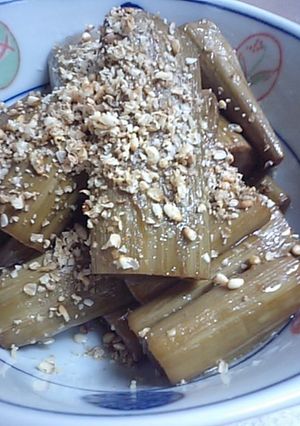 いたどりの炒め煮-レシピのメイン写真