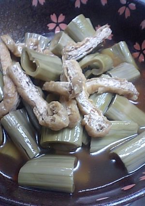 いたどりと薄揚げの煮物-レシピのメイン写真