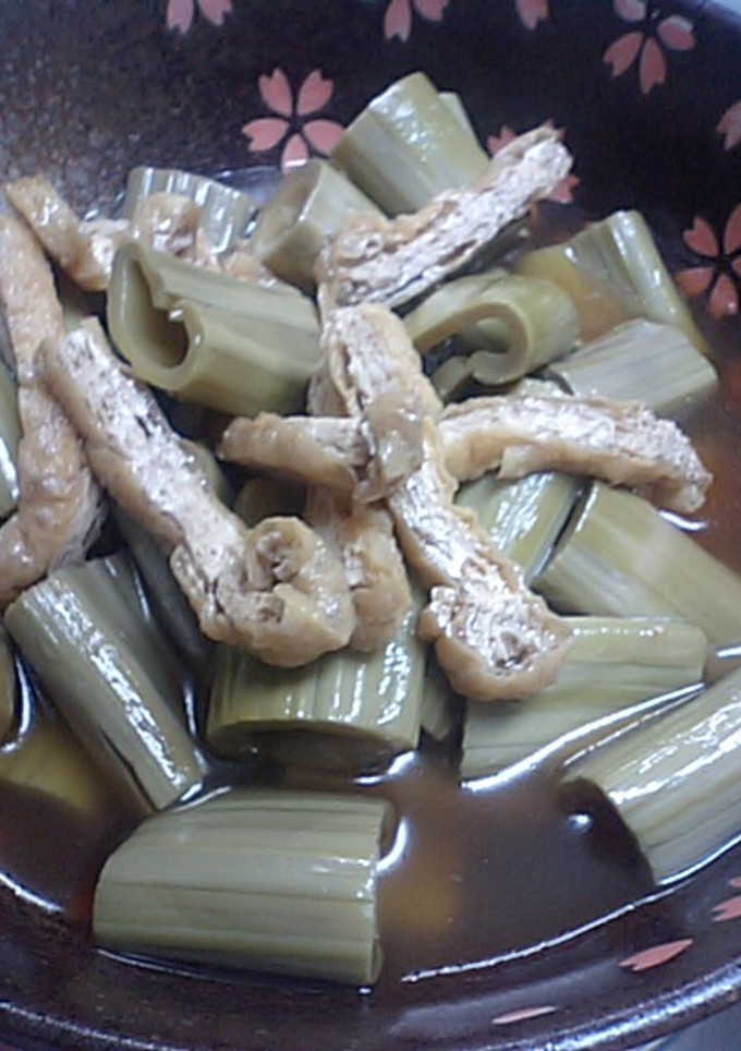 いたどりと薄揚げの煮物-レシピのメイン写真