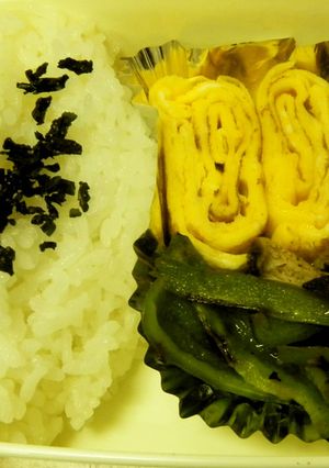 お弁当に！ピーマンと椎茸の炒め物-レシピのメイン写真