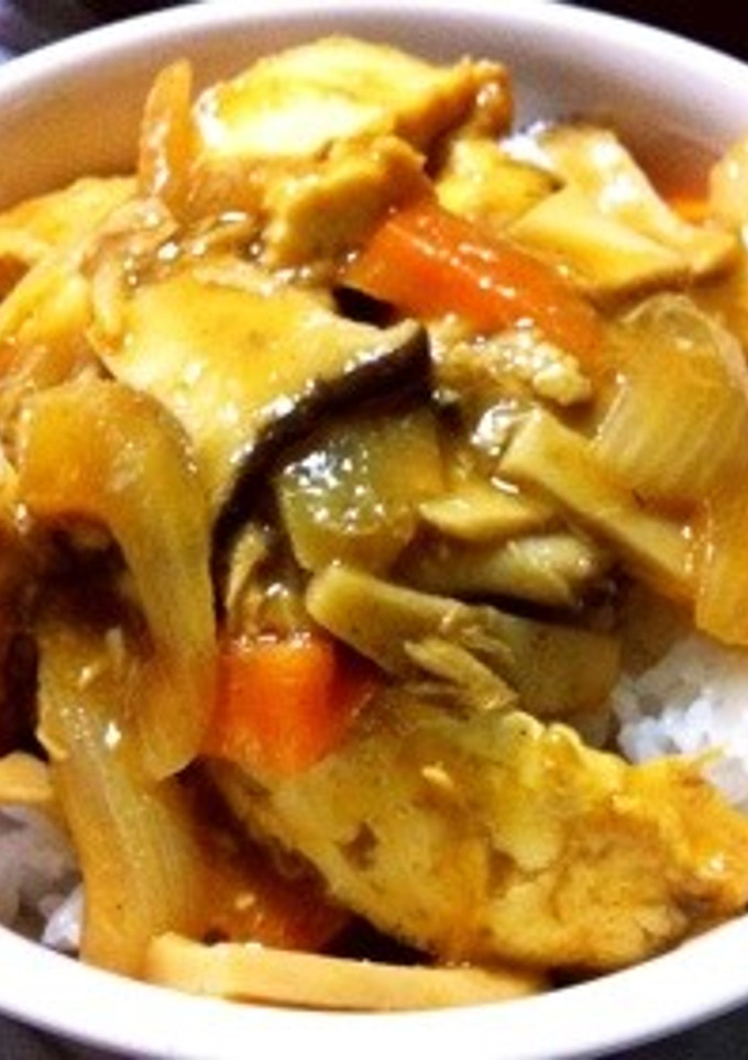 節約＊厚揚げのカレー丼★煮魚リメイクにも-レシピのメイン写真