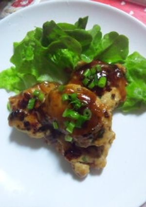 ふわふわ美味しい 鶏つくねの照り焼き-レシピのメイン写真