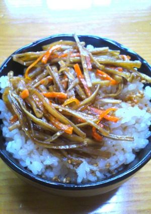 汗だく激辛激安金平丼ダイエットランチ-レシピのメイン写真