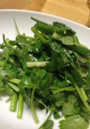 パクチーと葱のサラダ-レシピのメイン写真