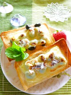 黒豆×チーズ×スキムミルクのトースト-レシピのメイン写真