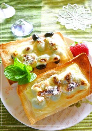 黒豆×チーズ×スキムミルクのトースト-レシピのメイン写真