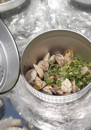 アサリのソーラー酒蒸しバター風味-レシピのメイン写真