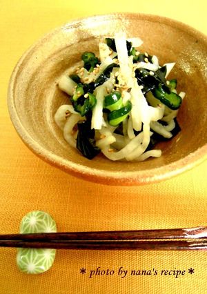 酸っぱさ控えめの大根ときゅうりの酢の物-レシピのメイン写真