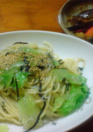 レタスたっぷり♡塩こんぶパスタ-レシピのメイン写真