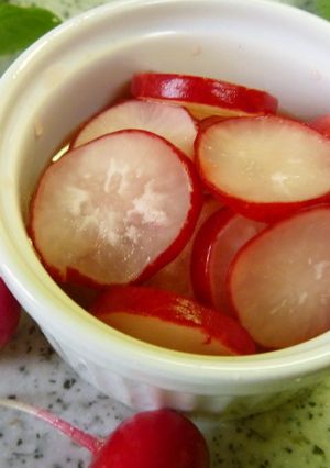 赤ピンク♪ラディッシュのハニー酢-レシピのメイン写真