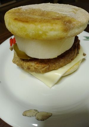お手軽ジューシー幸水バーガー-レシピのメイン写真