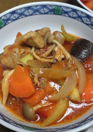 さっぱり♪チキンと野菜のトマト煮-レシピのメイン写真
