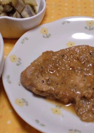 簡単!豚味噌漬けステーキ-レシピのメイン写真