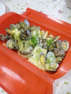 ルクエで簡単☆あさりの酒蒸し-レシピのメイン写真