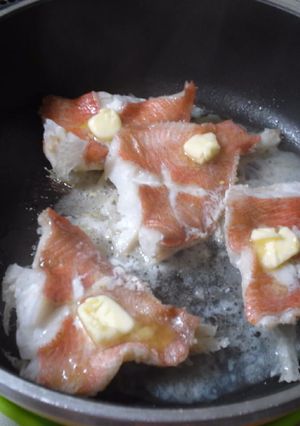 簡単！フライパンで赤魚のレモンバター焼き-レシピのメイン写真