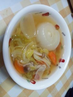 まるごと新たまのコンソメスープ-レシピのメイン写真
